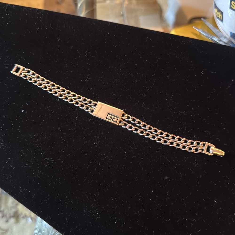 Givenchy Bracelet with Center Plaque signed in back